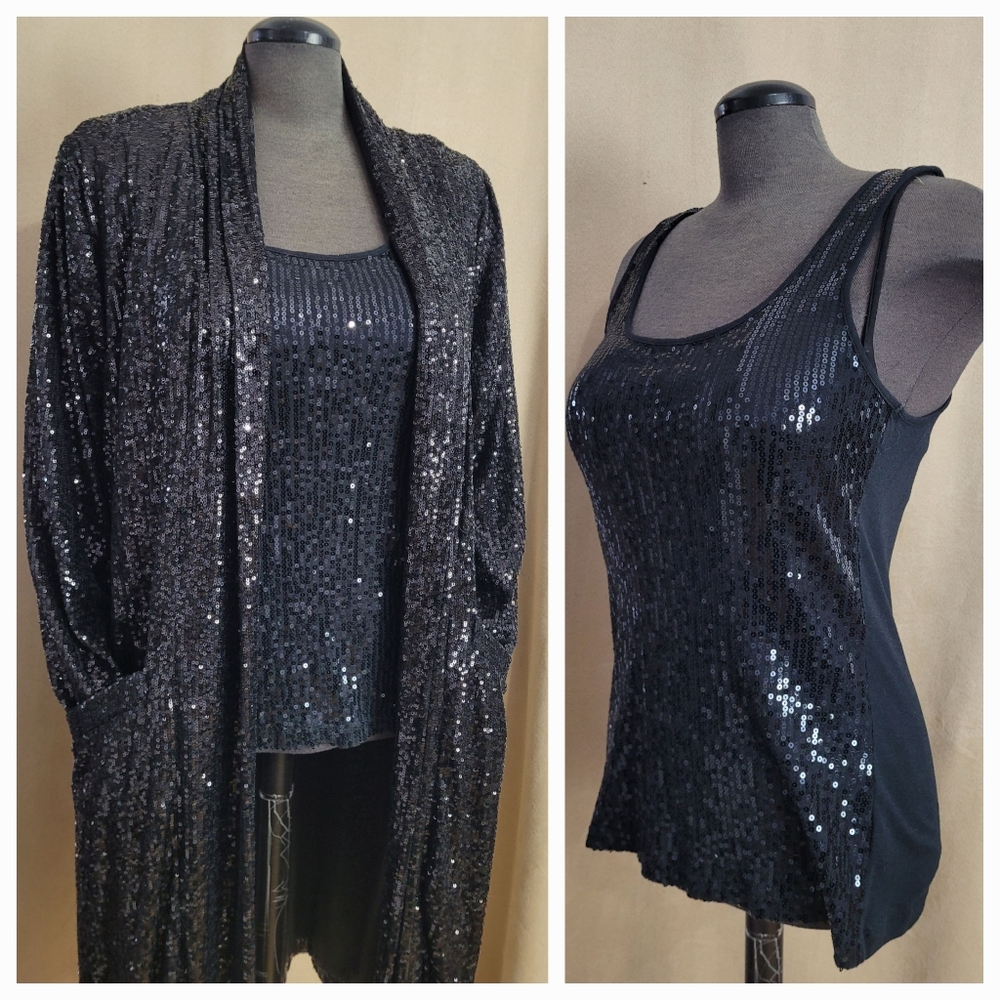 Sequin tank / M